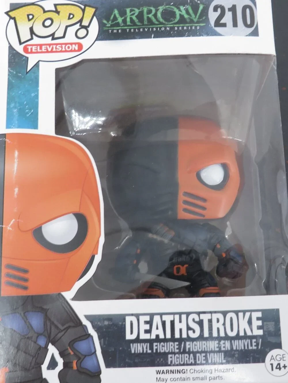 Funko Pop Arrow Deathstroke 210 DC Comics Television Vinyl Figure Orange Black